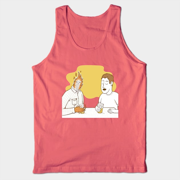 Burning Nail Tank Top by WEARBEARD